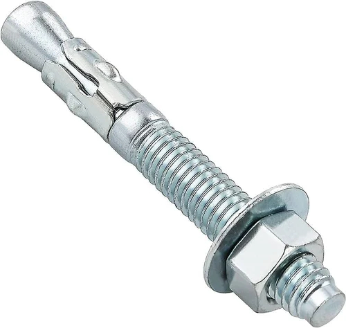 Through-Bolt Anchors 10×100 and More – All Sizes Available, Heavy Duty Thru Bolts for Cracked Concrete and Masonry, Ideal for Structural Steel, Handrails and Equipment Mounting